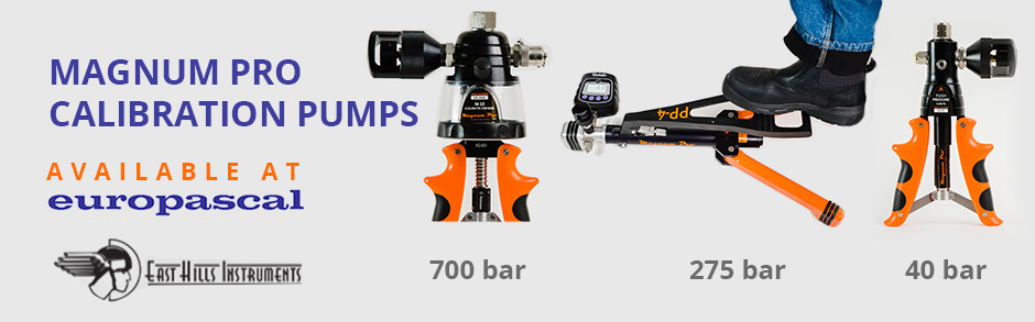Magnum Pro Calibration Pumps, available at europascal